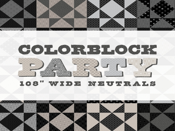 Colorblock Party Neutrals 108"